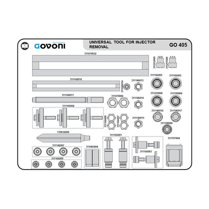GO405 - Injector Extractor Kit - Master