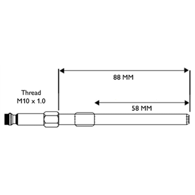 3142687V2 - Glowplug Adaptor - M10 x 1.0 VAG, GM, Chrysler, Mercedes-Benz, Porsche & Saab